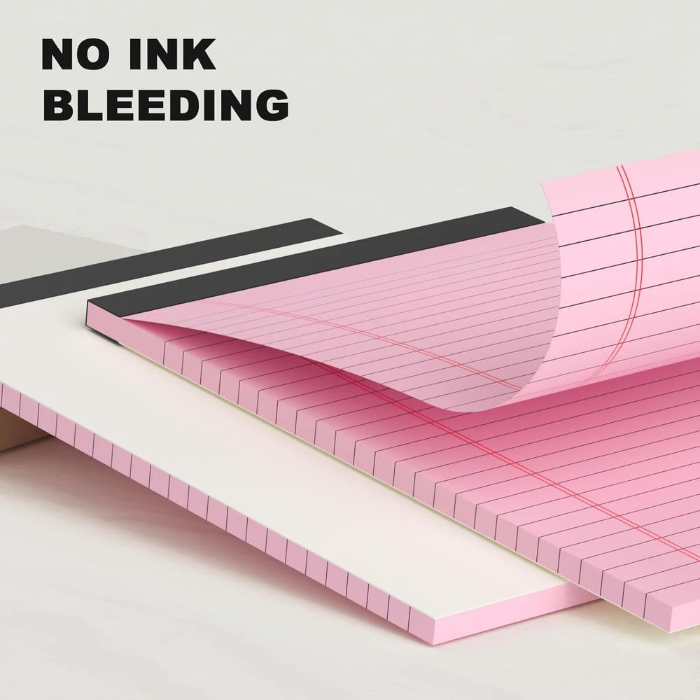 Pink College Ruled Legal Pad Set