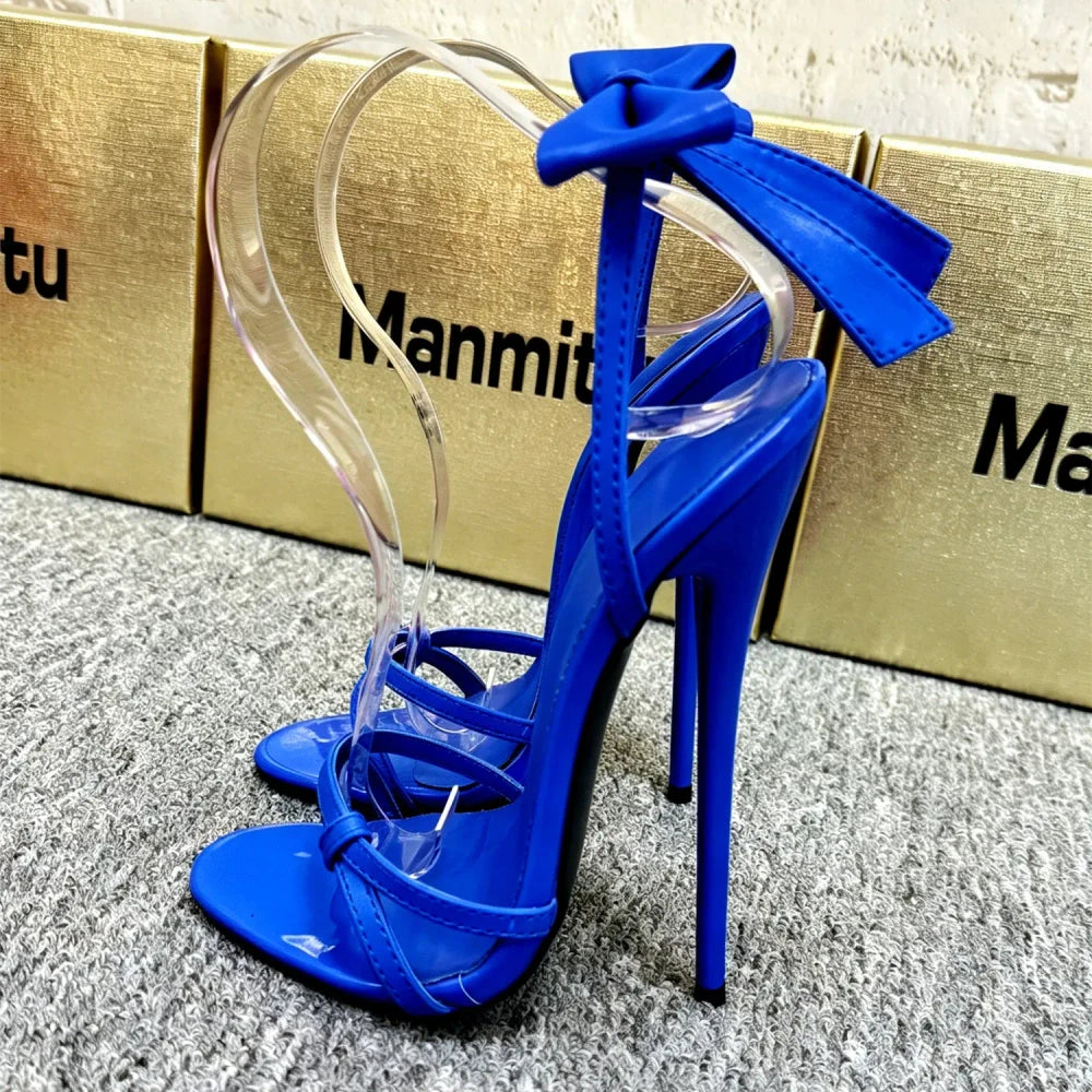 Butterfly Bow High Heeled Sandals