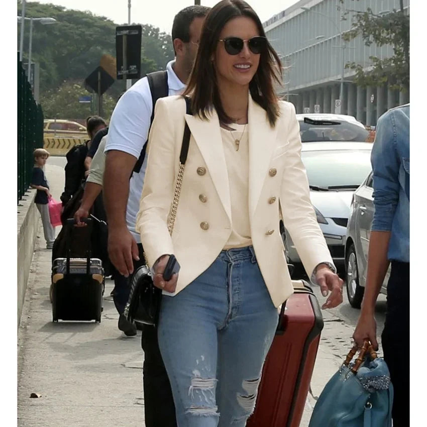 Slim Double Breasted Blazer
